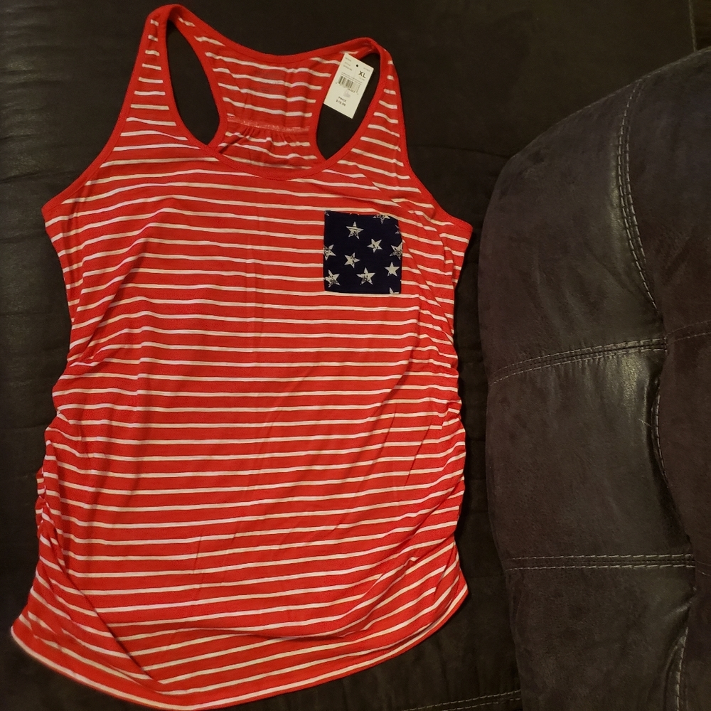 Stars and stripes Maternity tank